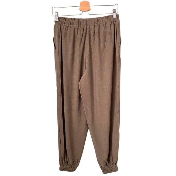 Zara Drawstring Jogger Pants in Olive Green in Size XS - Picture 2 of 8